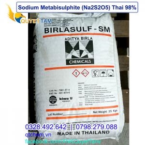 Sodium Metabisulfite SBS (Na2S2O5) – Thái Lan 98% min